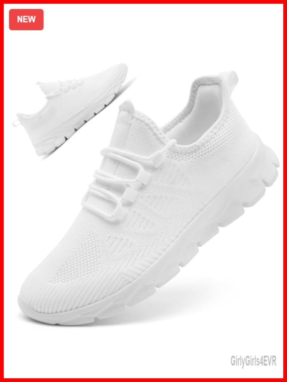 Unisex Slip-On Lightweight Breathable Mesh Walking Running Shoes
